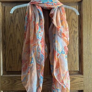 Sheer scarf is like new